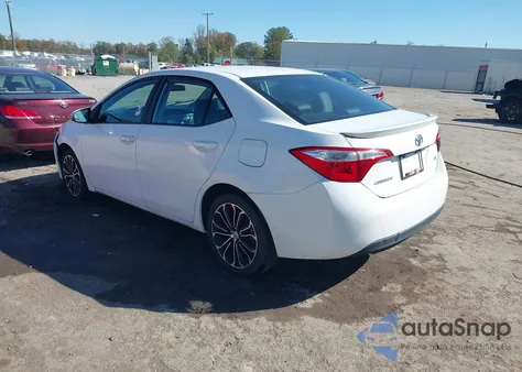 2016 Toyota Corolla S Plus из США, поврежденный, VIN 2T1BURHE8GC609581